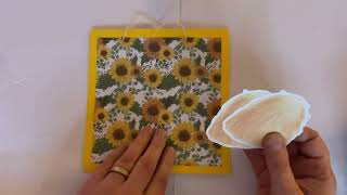 LOVE FROM LIZI  Sending Sunshine kit  Let’s make a sunflower Angel 👼 [upl. by Ardena]