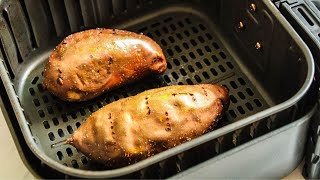 Air Fryer Baked Sweet Potatoes [upl. by Elrebma974]