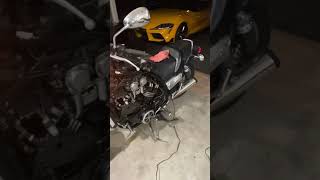 Getting my Yamaha Vmax 1200 running [upl. by Amorete]