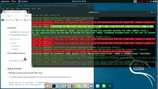 SQLIV  Scan SQL Injection Vuln of Targeted Site on Kali Linux [upl. by Ardith]