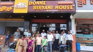 Chickpet Donne Biryani House new Malur traditional dining on Banana leaf for small parties [upl. by Toft]