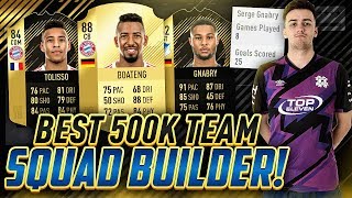 BEST 500K TEAM FOR FUT CHAMPIONS SQUAD BUILDER FIFA 18 ULTIMATE TEAM [upl. by Isaacs]