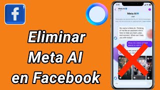 Cómo eliminar Meta AI de Facebook  Eliminar Meta AI en Facebook  Desactivar Facebook Meta AI [upl. by Eisse442]