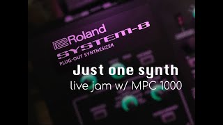 OneSynth Song Roland System 8  MPC 1000 quotMorphonquot [upl. by Gnourt631]