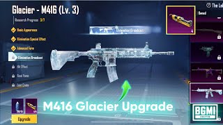 Finally ❤️ Upgrade M416 Glacier  M416 Glacier Upgrade To LVL 4  BGMI [upl. by Mills958]