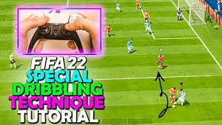 This STRAFEAGILE DRIBBLING TECHNIQUE is VERY EFFECTIVE in FIFA 22  FIFA 22 DRIBBLING TUTORIAL [upl. by Airad]