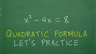 Quadratic Formula Explained  Detailed Step by Step Practice Problem [upl. by Normandy]