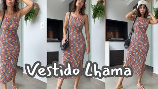 VESTIDO LHAMA  PAP CROCHET Tutorial  Passo a passo [upl. by Enattirb660]