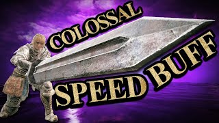 Elden Ring Colossal Swords Got A Colossal Speed Buff [upl. by Indnahc47]