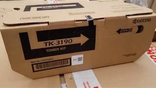 Kyocera Toner TK3190 toner kit 1T02T60NL0 [upl. by Ormiston614]