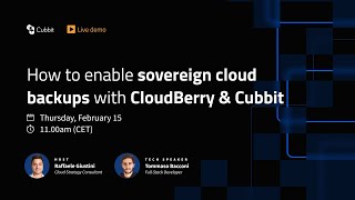 Demo How to enable sovereign cloud backups with CloudBerry amp Cubbit [upl. by Aidahs]