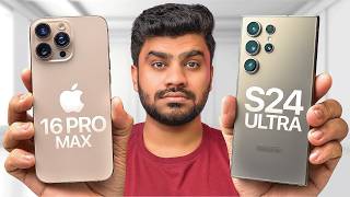 Galaxy S24 Ultra vs iPhone 16 Pro Max  Extremely Detailed Comparison [upl. by Ilesara]