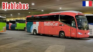 Travel by Blablabus in France from Paris Bercy Bus Station to Limoges [upl. by Ettennan]