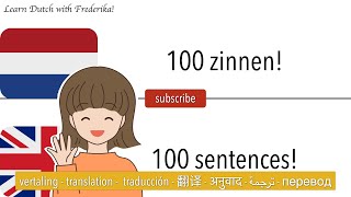 Learn useful Dutch sentences  Nederlands  English  Speak Dutch beginner learndutch NT2 holland [upl. by Horter]