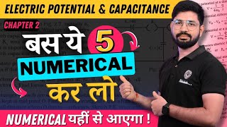 Important Numerical Chapter 2 Physics Class 12  Electric Potential amp Capacitance Numerical [upl. by Muffin]