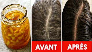 Utilisez ceci pour enlever les cheveux blancs et prévenir la perte de cheveux [upl. by Nwahsor]