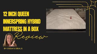 Why Everyone is Talking About the 12 Inch Innerspring Hybrid Mattress in a Box [upl. by Ellohcin]