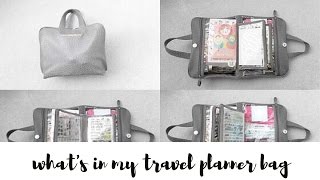 Whats In My Travel Planner Bag [upl. by Evol]