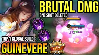 GUINEVERE BEST BUILD 2023  BUILD TOP 1 GLOBAL GUINEVERE GAMEPLAY  MOBILE LEGENDS✓ [upl. by Clarine66]