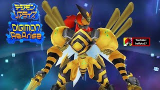 Digimon ReArise  Global upcoming TigerVespamon Devoted [upl. by Georgy641]