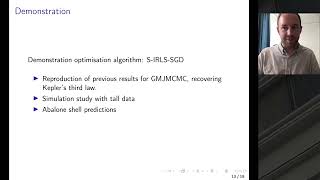 Jon Lachmann Subsampling MCMC for Bayesian Variable Selection and Model Averaging in Bayesian Ge [upl. by Arualana5]