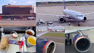 How to fly to and enter Russia during the Pandemic Aeroflot Airbus A321neo Аэрофлот Берлин  Москва [upl. by Supen]