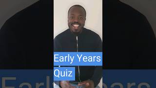 Early Years Quiz  the seven areas of learning in the EYFS eyfs [upl. by Rento]