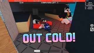 OUT COLD Flee The Facility ROBLOX [upl. by Okime122]