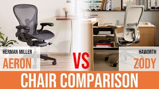 Herman Miller Aeron vs Haworth Zody Task Chair Comparison [upl. by Arlina]