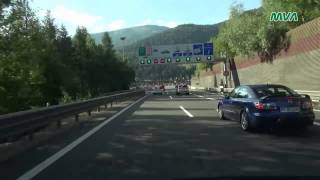 Österreich Fahrt auf der Tauernautobahn A10 Richtung Villach [upl. by Bohner659]