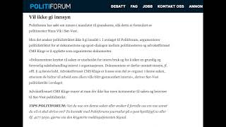 Politiforum møter de samme utfordringene som jeg har stått overfor i over seks måneder [upl. by Halstead]