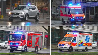 Weiberfastnacht 2024 Einsatzfahrten in Köln  Polizei Feuerwehr amp Rettungsdienst [upl. by Alicsirp]