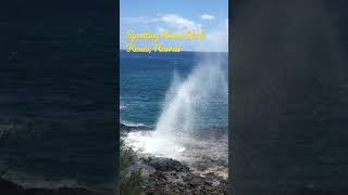 Spouting Horn Park Kauai HI [upl. by Eidolem132]