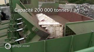 Cisaille 1700 tonnes  Recyclage Ferraille [upl. by Amian]