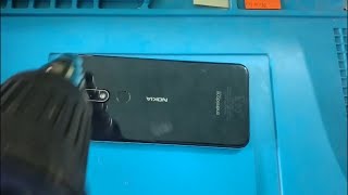 How to NOKIA Back Cover Open Back Panel 7 1 TA 1095 [upl. by Nahtannoj]