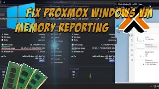 Fix Proxmox Windows VM Memory Reporting [upl. by Kenwee253]