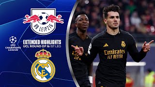 RB Leipzig vs Real Madrid Extended Highlights  UCL Round of 16 1st Leg  CBS Sports Golazo [upl. by Garling]