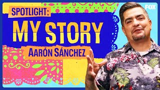 Aarón Sánchez Gets Emotional While Sharing His Story For Hispanic Heritage Month  FOXTV [upl. by Hgielrebmik991]