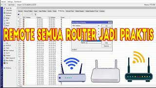 Cara meremot jarak jauh semua router di jaringan hotspot mikrotik RTRWNET [upl. by Primalia]