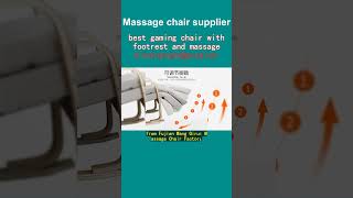 best gaming chair with footrest and massage [upl. by Ojimmas]