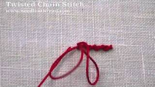 Twisted Chain Stitch [upl. by Nylatsirk886]