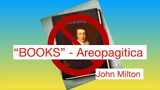 BOOKS  AREOPAGITICA 1644 BY JOHN MILTON [upl. by Joachim348]