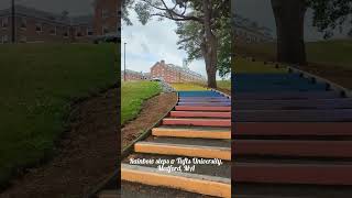 Rainbow steps at Tufts University Medford MA [upl. by Sara46]