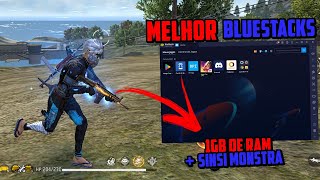 DESCOBRI O MELHOR EMULADOR BLUESTACKS LITE PARA QUALQUER PC FRACO 1GB SEM PLACA DE VIDEO LEVE [upl. by Nahgam656]