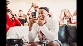 Texas Tech Football Dadrion TaylorDemerson Reacts to NFL Draft Selection  2024 [upl. by Rosco]