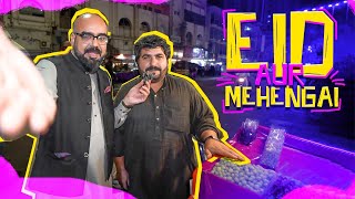 Eid Aur Mehengai  Exploring Karachi Market 💢 Junaid Akram [upl. by Lladnek]