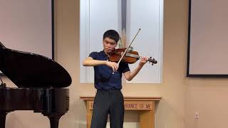 Hiro Yoshimura  2021 USIMC Young Artists Award  Violin C 3rd Place [upl. by Ochs181]