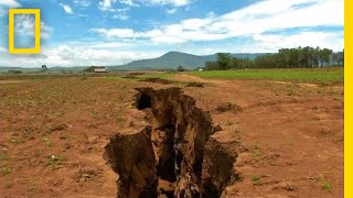 What Made the Ground Split Open in Kenya  National Geographic [upl. by Hoseia]