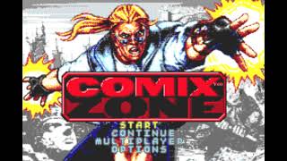 Options Ending amp Game Over  Comix Zone GBA [upl. by Lubeck]