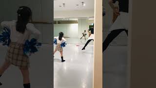 【チアダンス】振付中🩰 キッズチア チア チアダンス チアリーダー キッズダンス ダンス ジュニアチア 日本橋 津田沼 dance [upl. by Other]